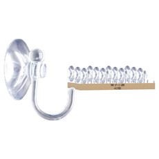 葉子小舖 吸盤掛勾 4cm, 透明色, 40個