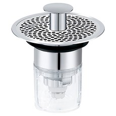 WIDE VIEW 洗手台防臭彈跳過濾漏水塞 黃銅、不鏽鋼、ABS材質, 1個, 1個