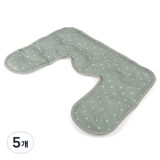 제스파 뉴 면베이직 목어깨 온열 냉온 찜질팩 모던카키 ZP1866, 5개