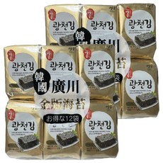 廣川海苔 韓國產 全羅道海苔, 42g, 2袋