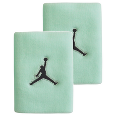 NIKE 耐吉 JORDAN 喬丹 DRI-FIT 單色腕帶 2個, 綠色 + 黑色, 1組