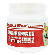 Petty Man 超濃縮卵磷脂 毛髮亮麗保健專用 粉狀, 皮膚/毛髮, 800g, 1罐