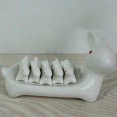 Block Mart 廚房湯匙筷架組, 兔子, 1套