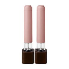 recolte 麗克特 Salt & Pepper Mill Mini電動研磨器 灰濛粉 2個, RMM-1