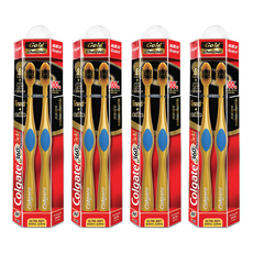 콜게이트 360 차콜 골드 칫솔, 2개입, 4개