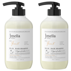 jmella 香氛洗髮精 Queen 5, 法國頂級調香 奢華香氣 持久留香, 野草莓葉萃取 溫和護理頭皮 弱酸性配方 適合敏感頭皮, 500ml, 2瓶