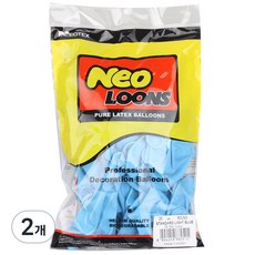 NeoLunce 30 厘米圓形氣球, 標準淡藍色, 100入