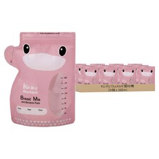 KU.KU. 酷咕鴨 雙出口立體母乳保鮮袋, 1盒, 25個