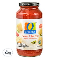 O organics 起士義大利麵醬, 709g, 4個