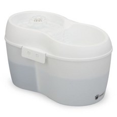 CatH2O 有氧濾水機, 2L, 新鮮過濾寵物飲水機, H2O, 全白, 1個