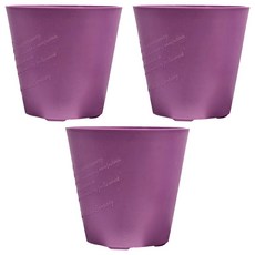 日式彩盆/花盆/盆栽 4.5吋 3個, 紫色, 1件