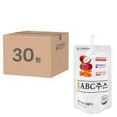 YEONDOOFARM 莊園好農 兒童ABC綜合蔬果汁 30包, 內建吸管 韓國國產水果製成, 100ml
