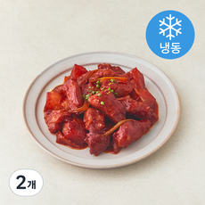 셰프초이스 불맛 가득 매콤한 한돈 꼬들살 (냉동), 2개, 400g