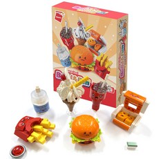 Qman Build & Fun 甜蜜好友2 奈米積木, 混合色, 1個