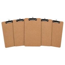 포커머스 클립보드 우드서류받침 A4 319 x 229 mm, 혼합색상, 5개
