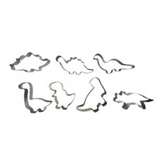 Betty's 焙蒂絲 不鏽鋼恐龍餅乾模 7個, 多色, 1組