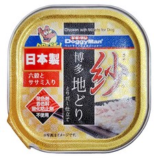 DoggyMan 多格漫 全犬種 紗餐盒, 日本博多放牧雞 + 6種穀物雞胸肉, 100g, 24罐