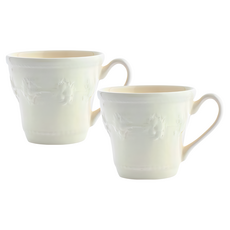 웨지우드 페스티비티 머그 350ml, 아이보리, 2개