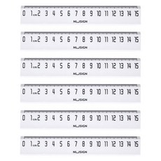 deLi Noosain ABS 現代尺 15cm 6 件套 NS096, 隨機發貨, 1套