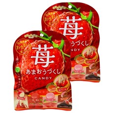 SENJAKU 扇雀飴 綜合風味糖 草莓 福岡縣草莓果汁使用, 81g, 2袋