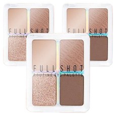 어퓨 풀샷 루틴 아이 팔레트, 3호 Stubborn Teddy, 3개