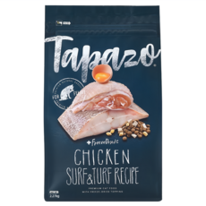 Tapazo 貓糧 添加凍乾 符合標準 營養全面, 海魚 + 雞肉, 2.27kg, 1袋