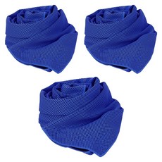 Blackbuck 運動涼感冰涼巾, 3個, 藍色