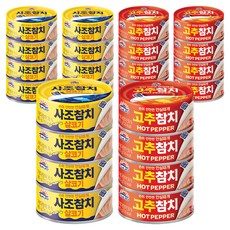 사조 살코기참치 85g 12p + 고추참치 85g 12p, 1세트