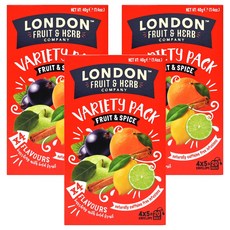 런던프룻앤허브 스파이시 허브티 컬렉션 4종 세트, 2g, 20개입, 3세트