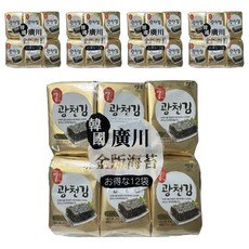廣川海苔 韓國產 全羅道海苔, 42g, 5袋
