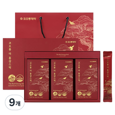 KOLON PHARMA THE 紅蔘飲條 10入 + 購物袋, 100g, 9個