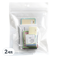 Monolike 今日紀錄貼紙包 51款 x 2張組合, 混合色, 2套