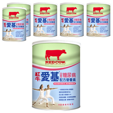 RED COW 紅牛 愛基均衡及糖尿病配方營養素, 900g, 6罐