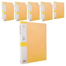 영오 인덱스 클리어파일 20p, 노랑, 10개