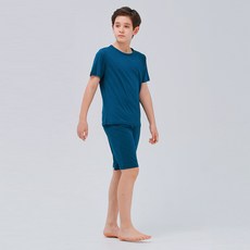 KISPO 兒童涼感布料居家服五分褲套裝