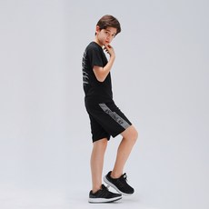 KISPO 兒童涼感透氣Rodriphelan五分袖上下套裝