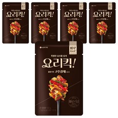 LOTTE 樂天 Kick辣椒雜菜醬包, 5個, 100g