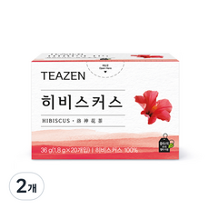 티젠 히비스커스, 1.8g, 20개입, 2개
