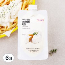 끌레베르 간편하게 짜먹는 까망베르 치즈, 200g, 1개입, 6개