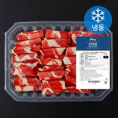 굿미트찹 호주산 우차돌양지 돌돌말이 샤브용 (냉동), 500g, 1개