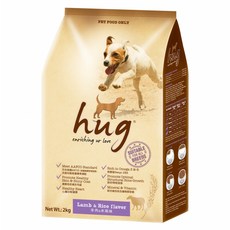 hug 哈格 狗乾糧 羊肉+米風味, 羊肉+米, 2kg, 1袋