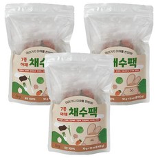 Firgi 兒童7種蔬菜高湯包 10入, 蔬菜口味, 100g, 3個