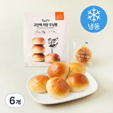삼립 프로젝트H 고단백 저당 모닝빵 (냉동), 25g, 6개, 6개입