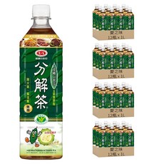 愛之味 健康油切分解茶, 1L, 48瓶