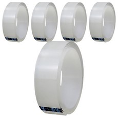 조조 무자국 초강력 실리콘 양면 테이프 2mm x 1m, 5개