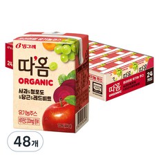 TAOM 蘋果青葡萄蘿蔔甜菜根綜合蔬果汁, 120ml, 48瓶