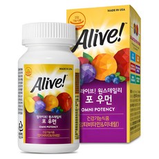Alive 女性綜合維他命錠, 80顆, 1罐