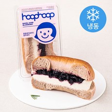 훕훕베이글 샌드 블루베리 (냉동), 110g, 2개입