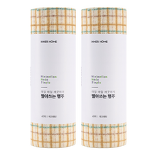 INNER HOME 洗衣布 250 x 300 mm, 40枚, 2捲