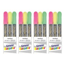 munhwA 底線螢光筆, 4組